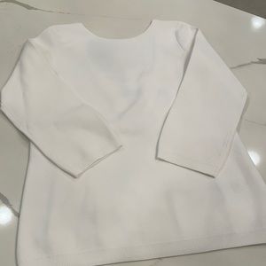 Vince white reversible sweater